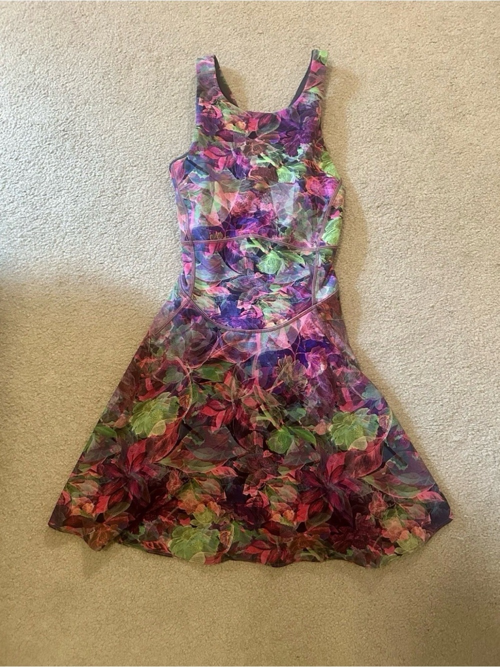 Lululemon Court Crush Dress *Vivid Floral Tone Multi*